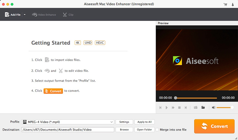 aiseesoft mac video enhancer