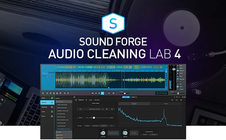 SOUND FORGE Audio Cleaning Lab 4 sound enhancer