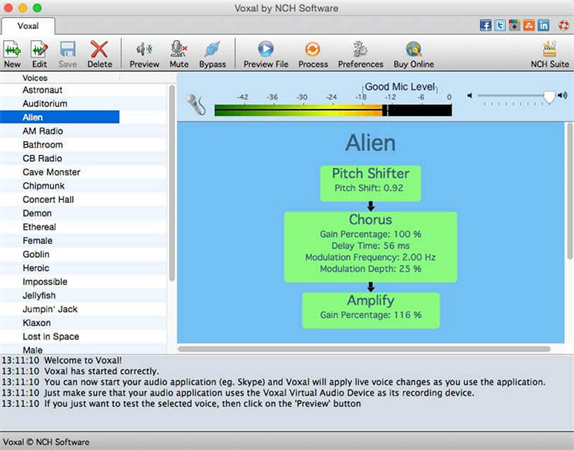 voxal voice changer online